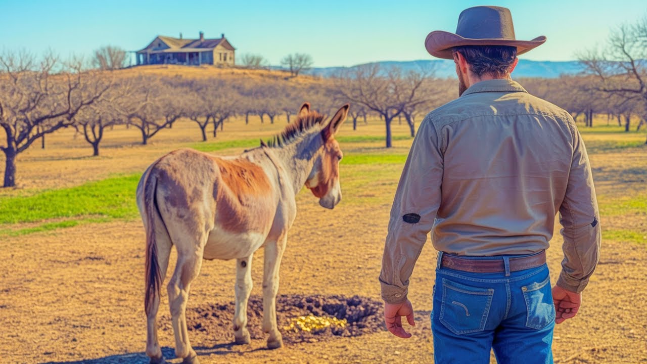 Broke Cowboy Inherits Rotten Ranch & Old Donkey — Until the Donkey ...