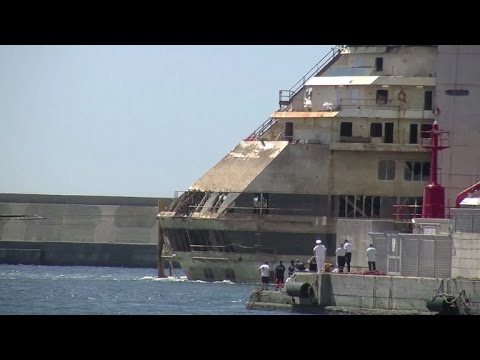 Vídeo: A costa concordia foi recuperada?