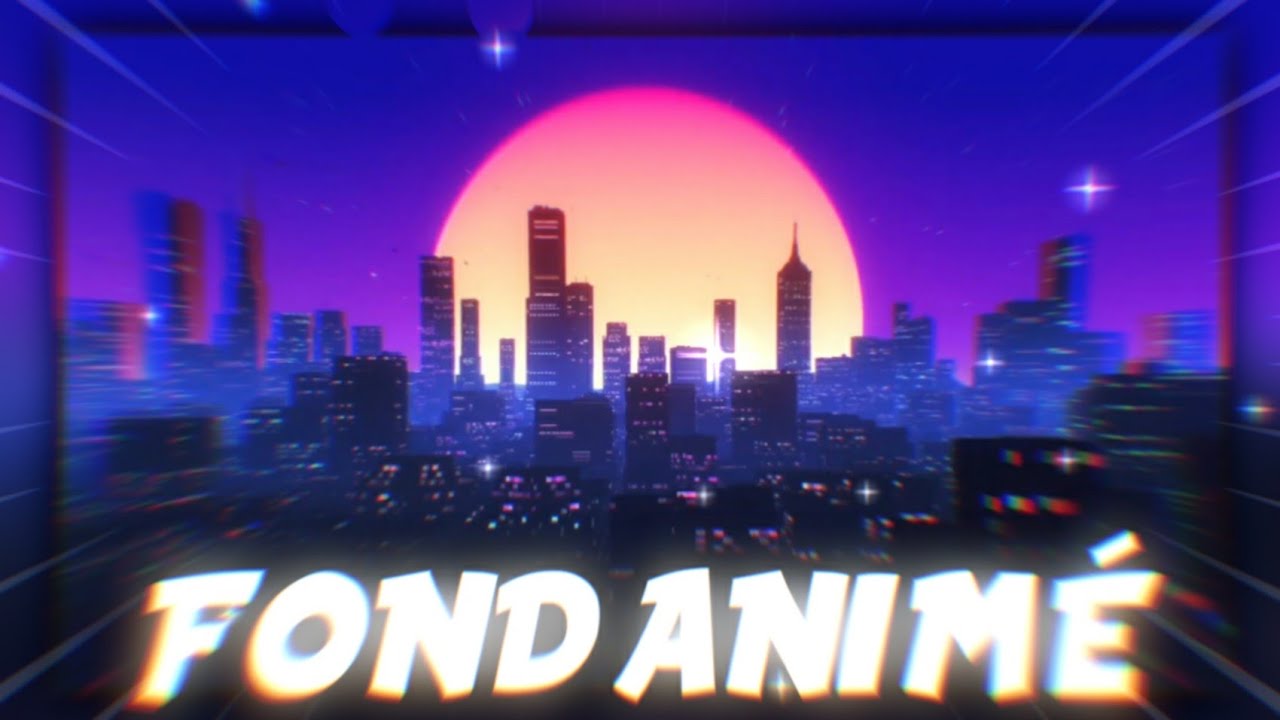 Fond Anime 10 Pour Video Youtube Fond Anime Violet Ville Futur Etc Background Youtube