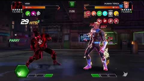 Taking Void against Map 5 human torch with regen node on