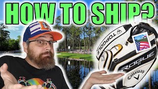 HOW TO SHIP GOLF CLUB BAGS CHEAP USPS vs UPS