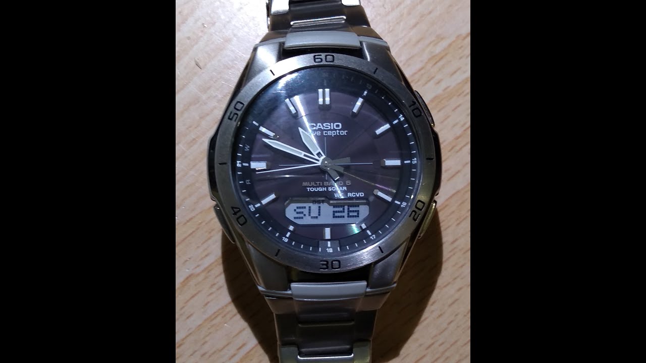 Setting Time Zone on CASIO wave ceptor watch (Module 5161) - YouTube