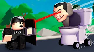 INCREÍBLES peleas de robots en Roblox | The Iron Skibidi Toilet story (Animación de Roblox)