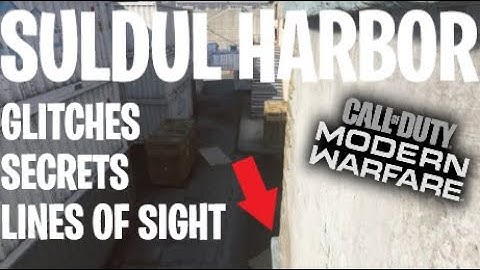 Suldul Harbor Glitches, Secrets, and Lines of Sight!! - Modern Warfare