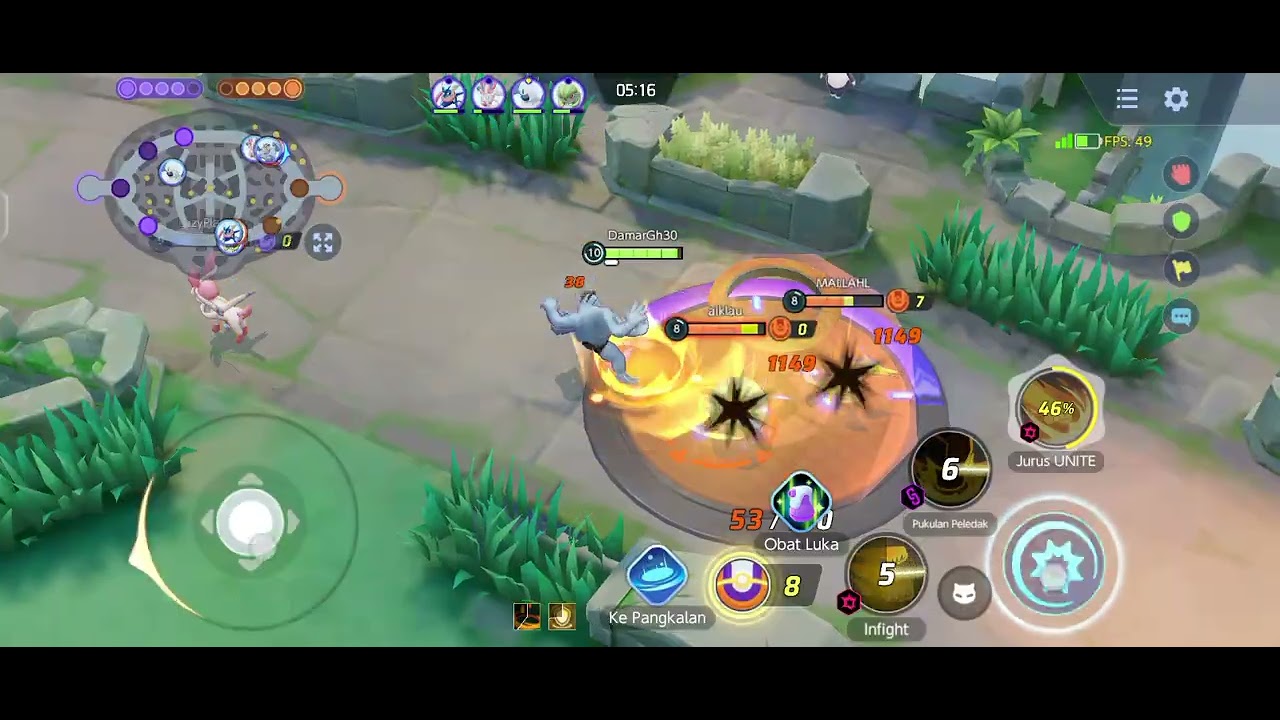 Permainan pokemon Unite. Bermula@Cheathgmods 