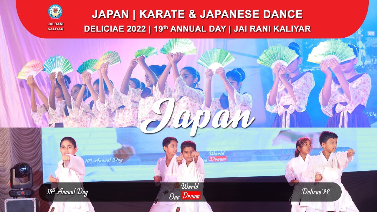 JAPAN | KARATE & JAPAESE DANCE | DELICIAE 2022 | 19th ANNUAL DAY | JAI RANI KALIYAR