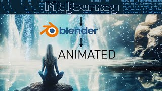 How to animate Midjourney AI Images with Blender | Quick and Dirty screenshot 5