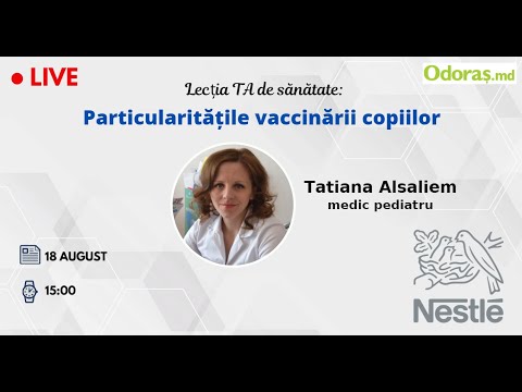 Particularitățile vaccinării copiilor