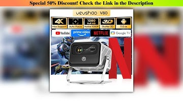 Vevshao V80 4k — Unboxing (2025): Vevshao V80 4K Projector Full Hd1080p 2200 Anis Lumens
