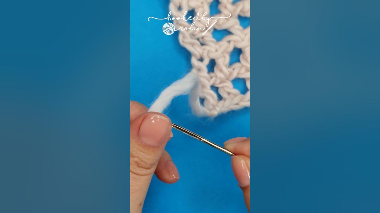 How to Thread Thick Yarn Onto a Needle! 🧶 YouTube