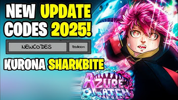 *NEW* ALL KURONA SHARKBITE UPDATE CODES FOR AZURE LATCH 2025! ROBLOX AZURE LATCH CODES