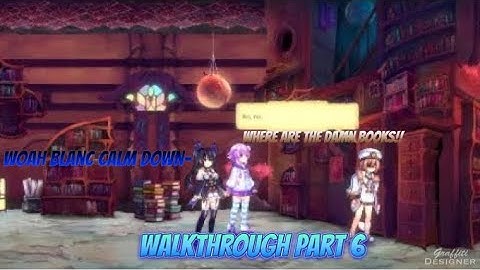 Super Neptunia RPG walkthrough part 6 blanc