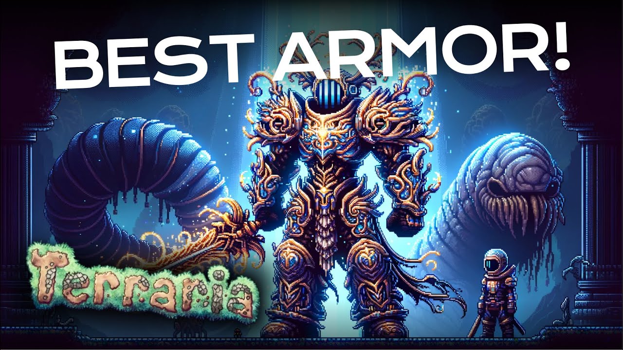 2 NEW players craft the BEST armor in Terraria YouTube