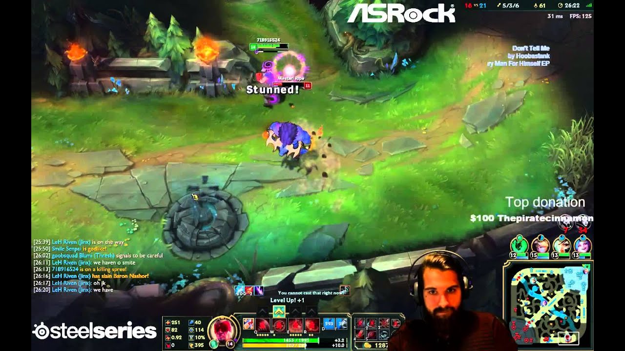 high IQ lee sin play :^) (No sound)