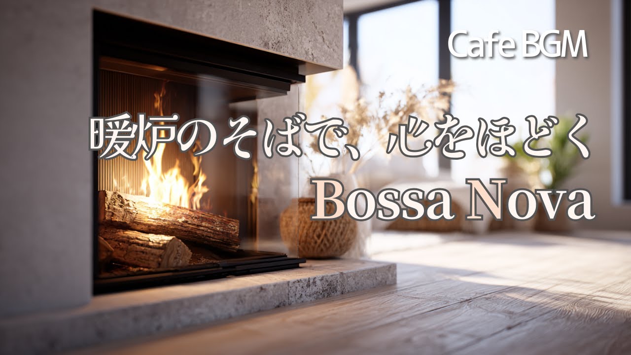【Playlist】暖炉のそばで、心をほどくBossa Nova│女性ボーカルとギターの静かなカフェBGM