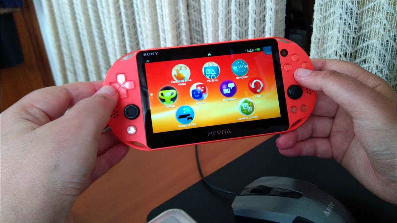 Playstation Vita Neon orange Version Unboxing YouTube