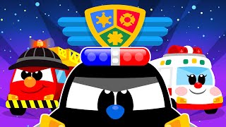 Sing Along Brave Rescue Cars Car Song Nursery Rhymes & Kids Songs Tidikids