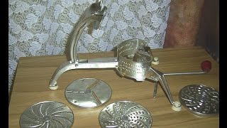 Moulinex -Julienne  Reibe - Funktionstest,Hobel, Schnitzler, Mouli-Julienne  Salad Maker Moulinex