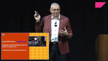 Gen AI Fundamentals and SAP Business AI with BTP - Bob Sakalas, SAP Center of Excellence