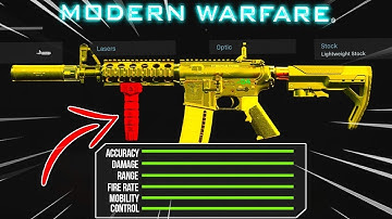 THE NEW M4A1.. NO RECOIL ATTACHMENT!! -BEST M4A1 CLASS SETUP MONDERN WARFARE! (BEST CLASS SETUPS MW)