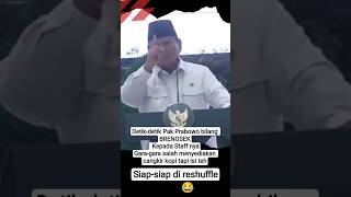 The Moment Mr Prabowo Said Asshock To The Staff prabowo cakimin