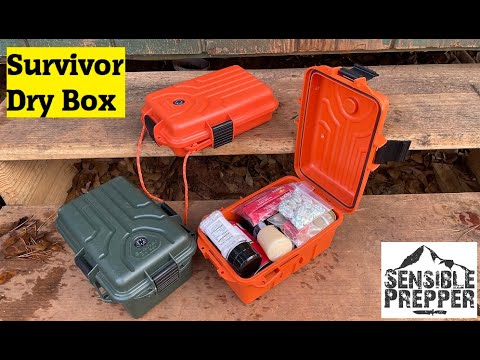 Survivor Dry Box : Survival Kit, Trauma Kit, Electronics and EDC 