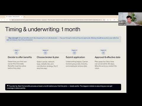 When should a founder consider implementing benefits?