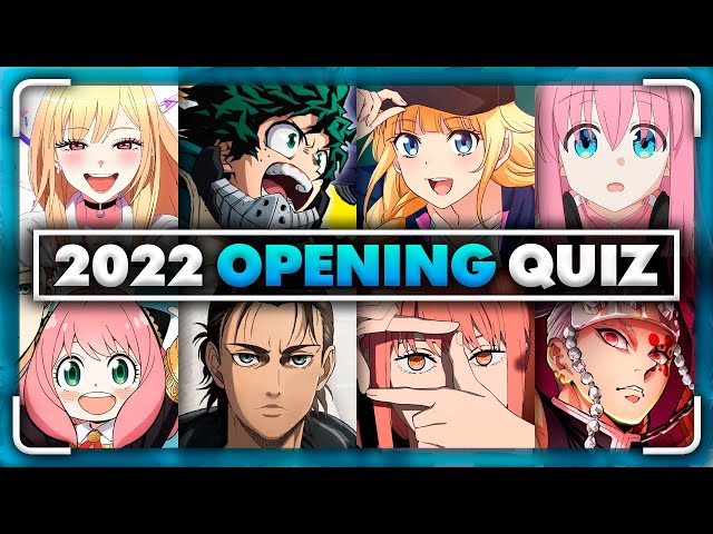 POPULAR ANIME QUIZ🔊 GUESS 100 OPENINGS🌟👑 