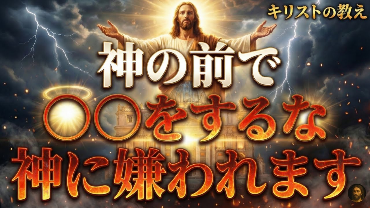 【重要】それを続けている限り、祈りは届きません。神に背を向けてしまうNG習慣と、選ばれる人の生き方｜キリストの智慧