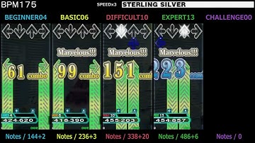 DDR / STERLING SILVER - SINGLE (DanceDanceRevolution A)