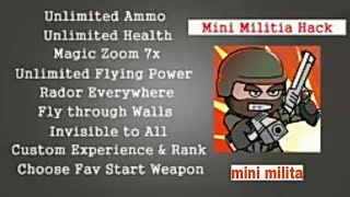 MINI MILITIA EVERYTHING HACK MOD LINK IN THE DESCRIPTION. screenshot 3
