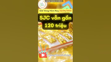 GIÁ VÀNG 23/06/2025 - SJC vẫn gần 120 triệu | Lãi Suất Ngân Hàng | Giá Vàng Hôm Nay