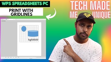 How to print with gridlines in wps spreadsheet | print with gridlines in wps spreadsheet pc