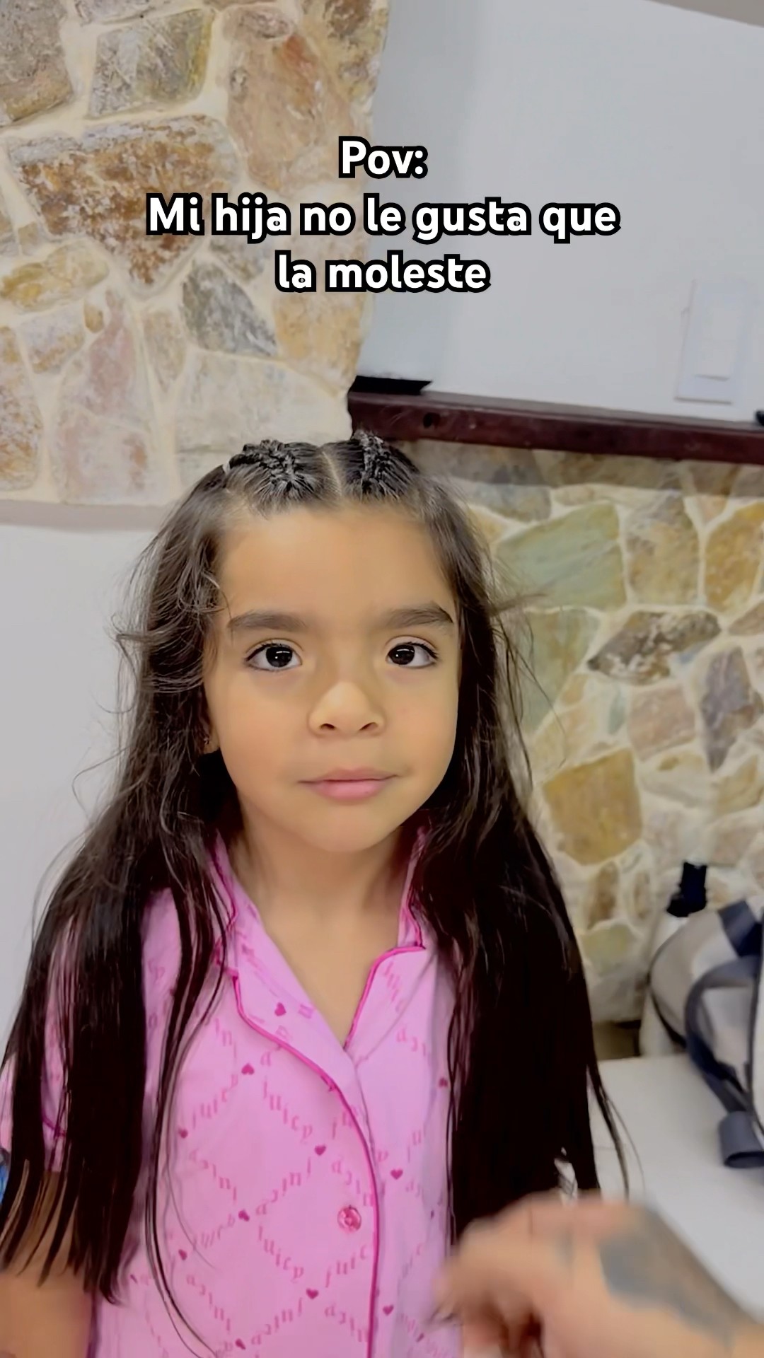 Mi hija Salomé no le gustó que le hiciera esto?