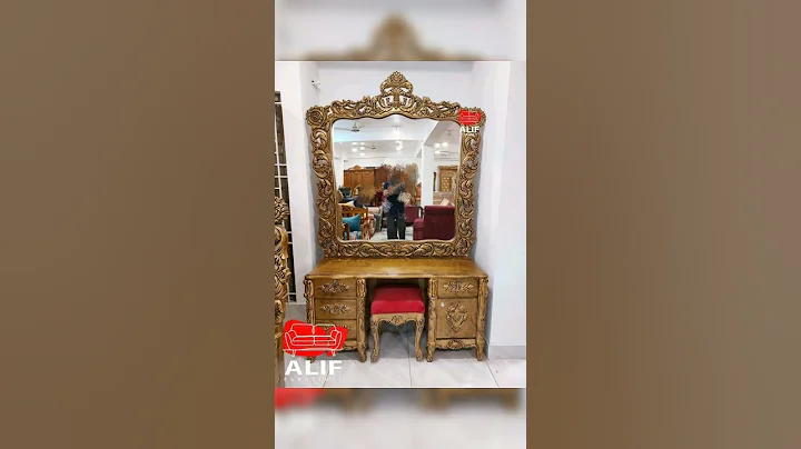 Wooden Dressing Table Design #shortvideo