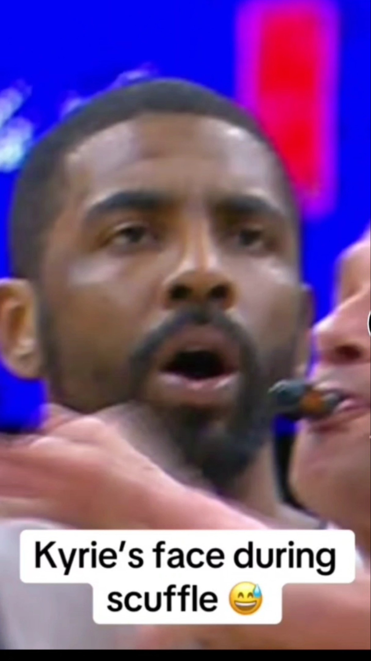 KYRIE BEWILDERMENT DURING FIGHT??? #nba #kyrieirving #fight #suns #mavs #phoenix #dallas