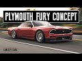 2023 Plymouth Fury Concept Render - the Halloween car