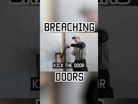 How to breach a door using a shotgun. #shorts #tips