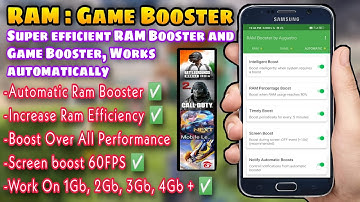 Best Game & Ram Booster For Android | Fix Lag 60FPS All Games | Ultra Gaming Mode For All Device