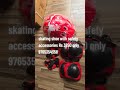 skating shoe with safety accessories