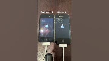 iPod touch 4 vs iPhone 4 on iOS 4 boot up test #shorts #iphone4 #ipodtouch #ios