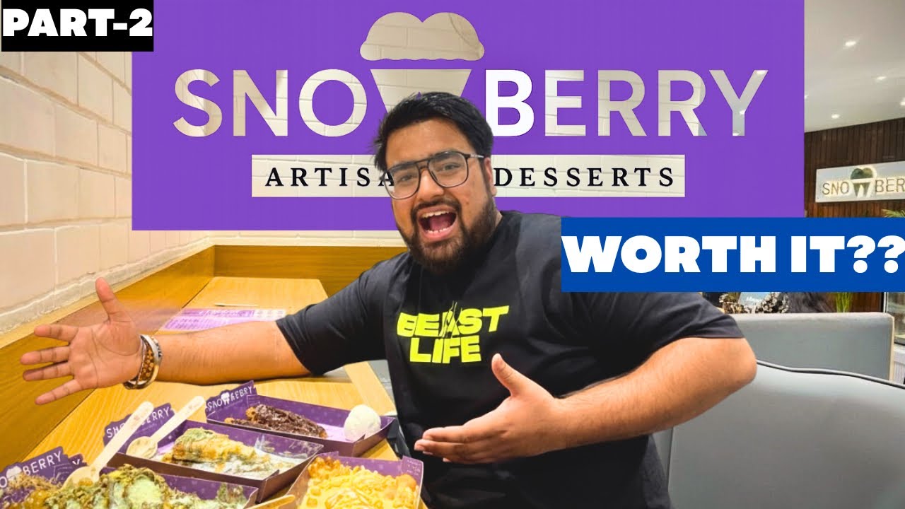Snowberry- Artisanal Desserts Restro Noida🤩| Worth It or Overhyped? | Part 2
