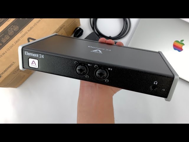 Magical box... Apogee Element 24 DAC/ADC/Amp - YouTube