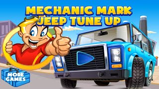 Kids videos Mechanic Mark Jeep Tune Up | Механик Марк Мультфильм про машинки screenshot 1
