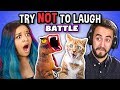 Try To Watch This Without Laughing or Grinning: Contagious Laughter Battle