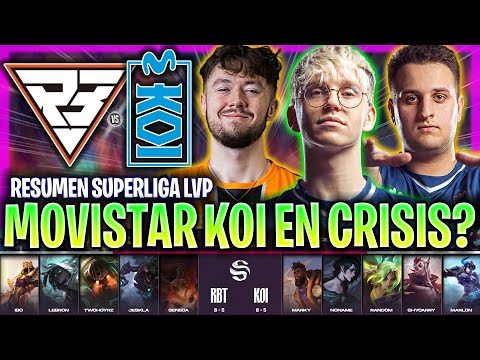 MOVISTAR KOI ESTÁ EN CRISIS EN SUPERLIGA? | RBT vs KOI RESUMEN SUPERLIGA PRIMAVERA 2024 LVP