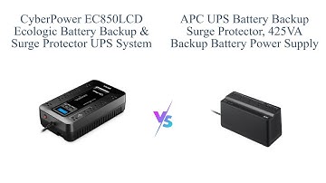 CyberPower EC850LCD vs. APC BE425M 🔋🔌 Which UPS is Better?