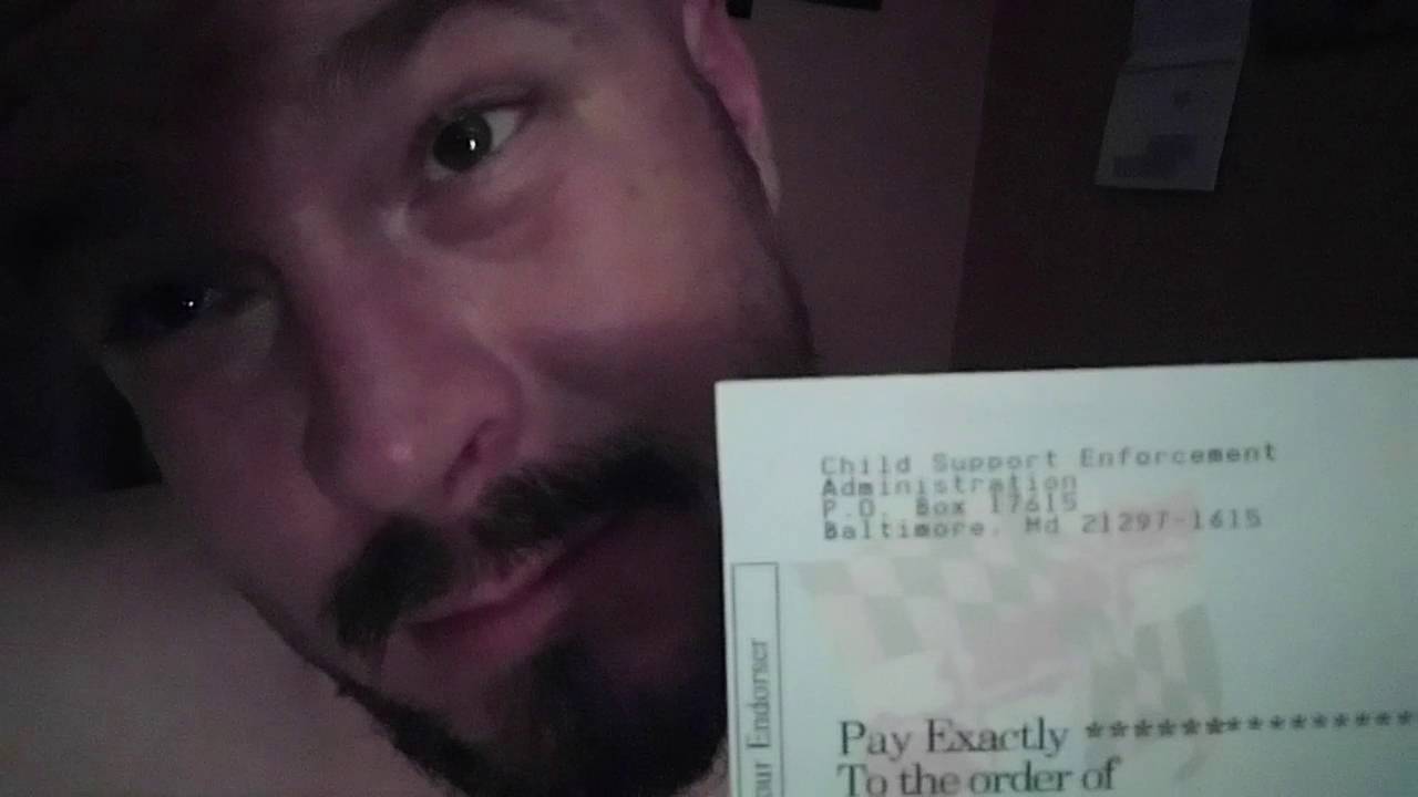 Got my first check from child support YouTube