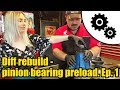 Diff rebuild - how to set pinion bearing preload Ep.1 #1023