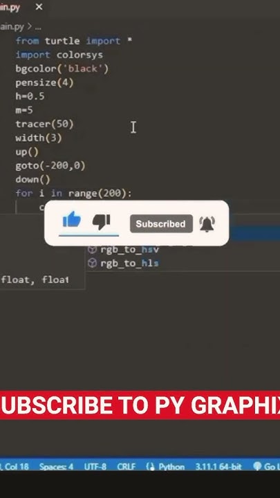 How To Create Graphics Using Python | Superb Graphics With Python ...
